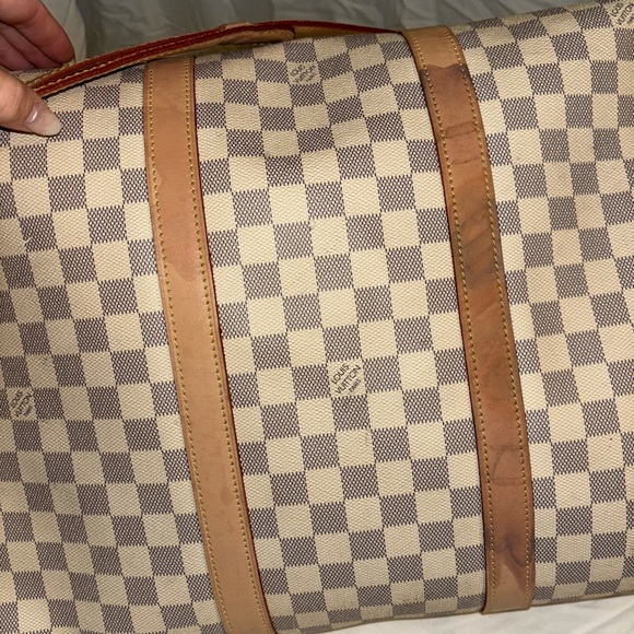 Louis Vuitton Keepall Bandoulière 55 - Damier Azur Canvas - Picture 6 of 9